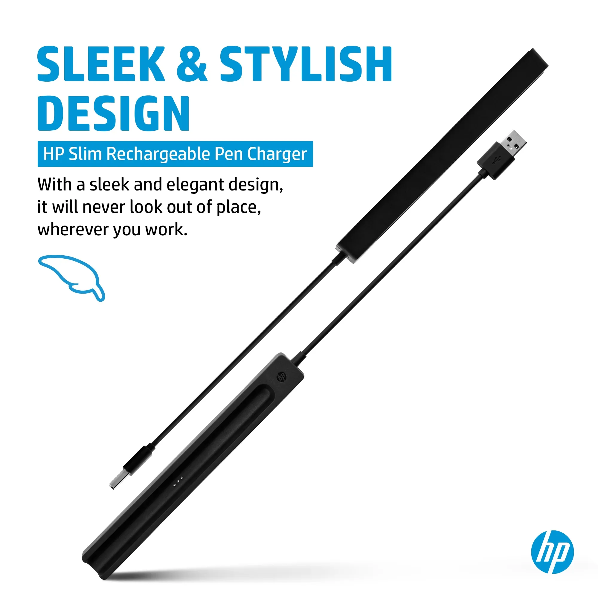 HP RCHRGLE Slim Pen Charger