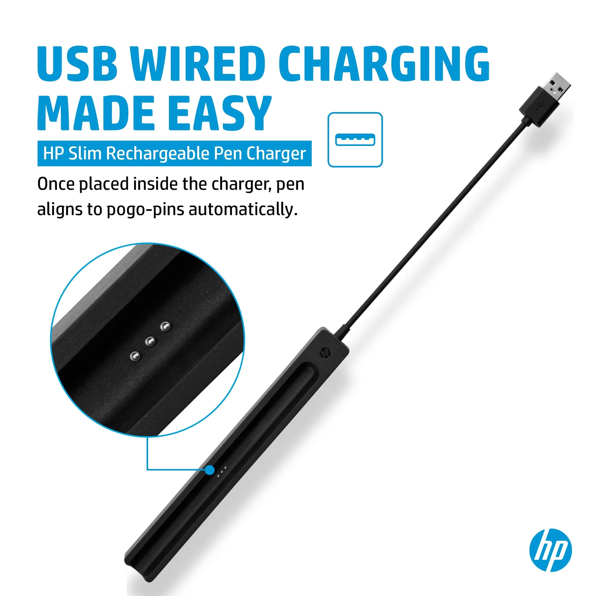 HP RCHRGLE Slim Pen Charger