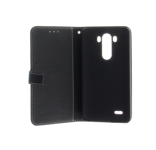 Insmat Flip Case, LG G3 D855 -lompakkokotelo, Musta