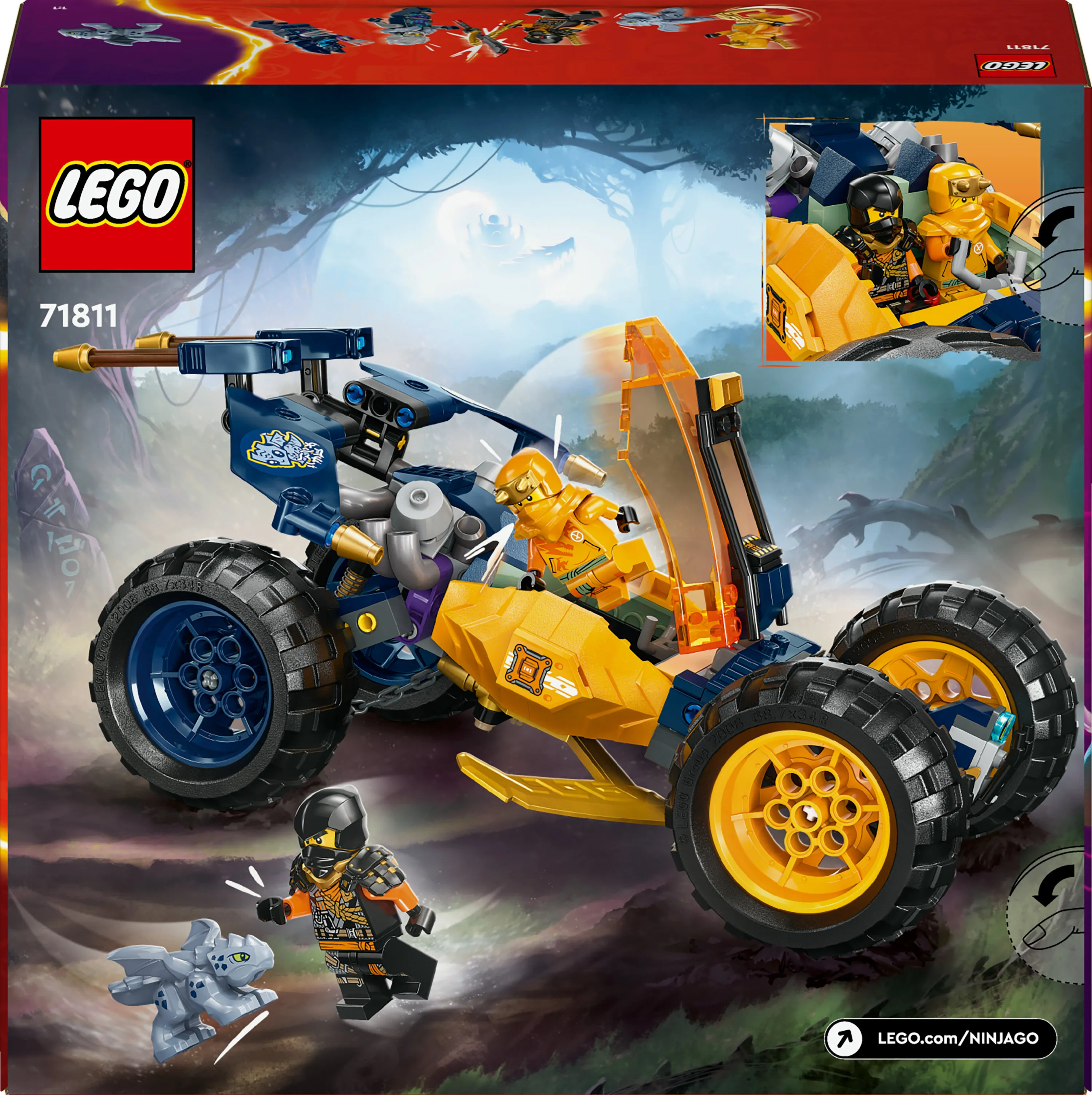 LEGO NINJAGO Arin's Ninja Off-Road Buggy 71811