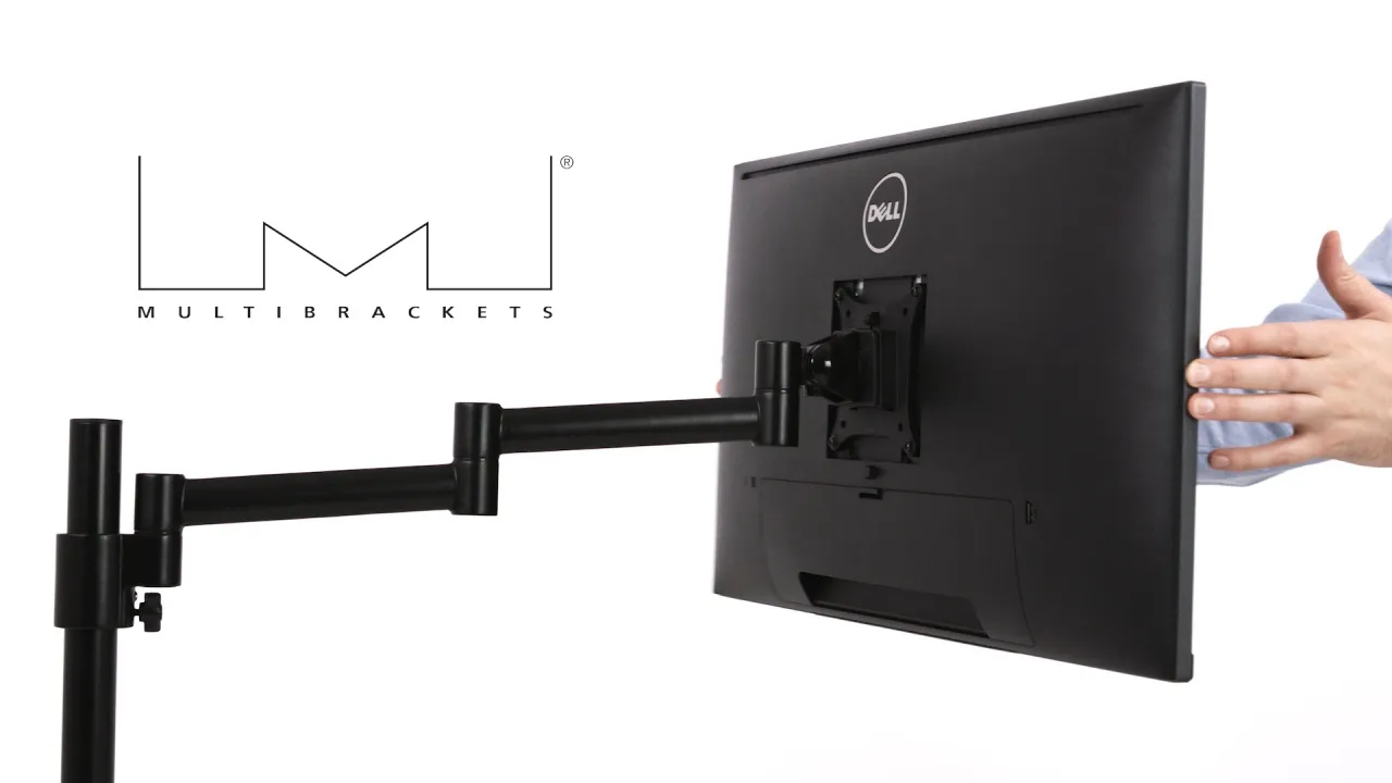 Multibrackets M Deskmount Basic Single -näyttövarsi, musta, 15"-30", 8kg