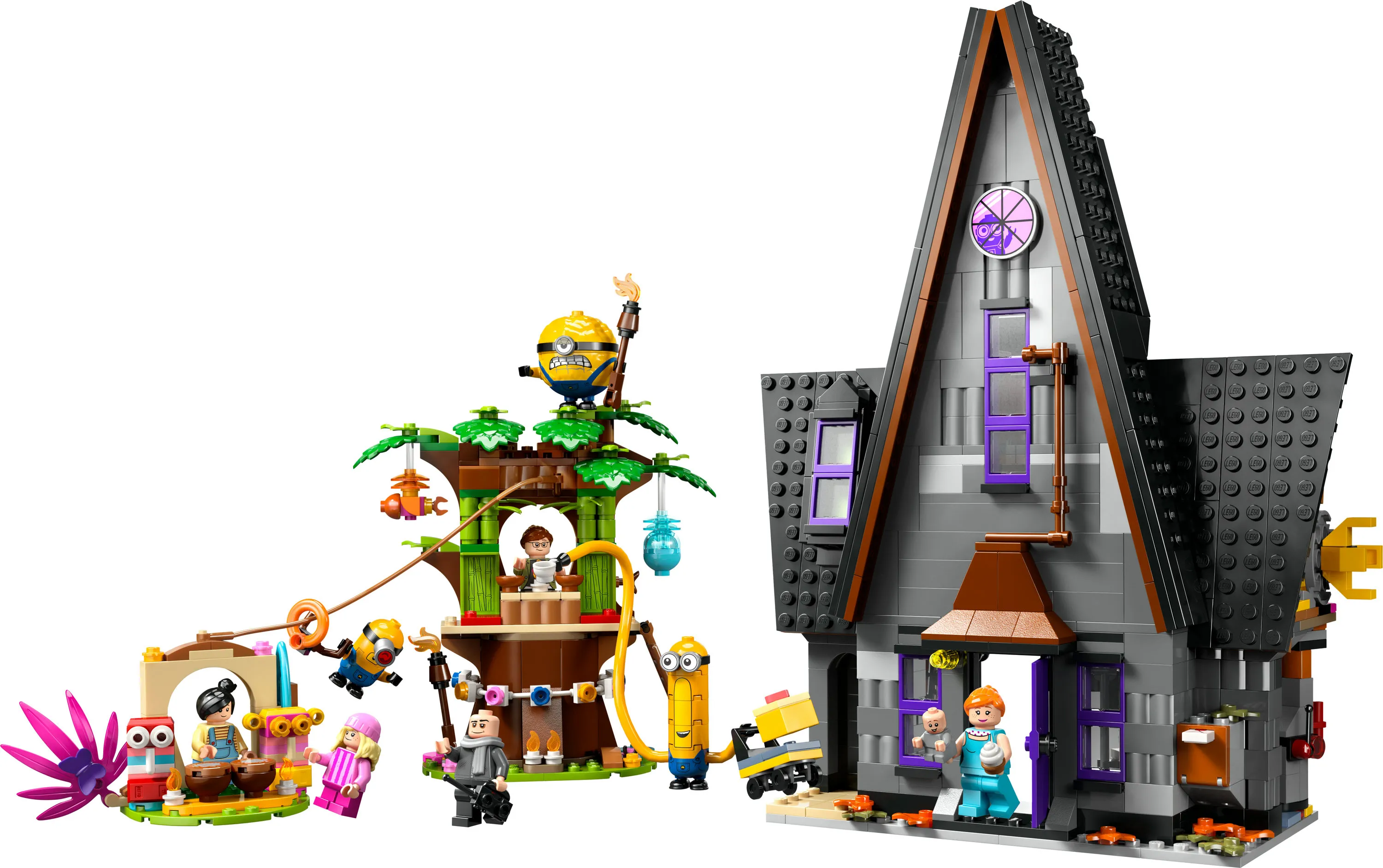 LEGO Despicable Me 4 Minions and Gru's House 75583