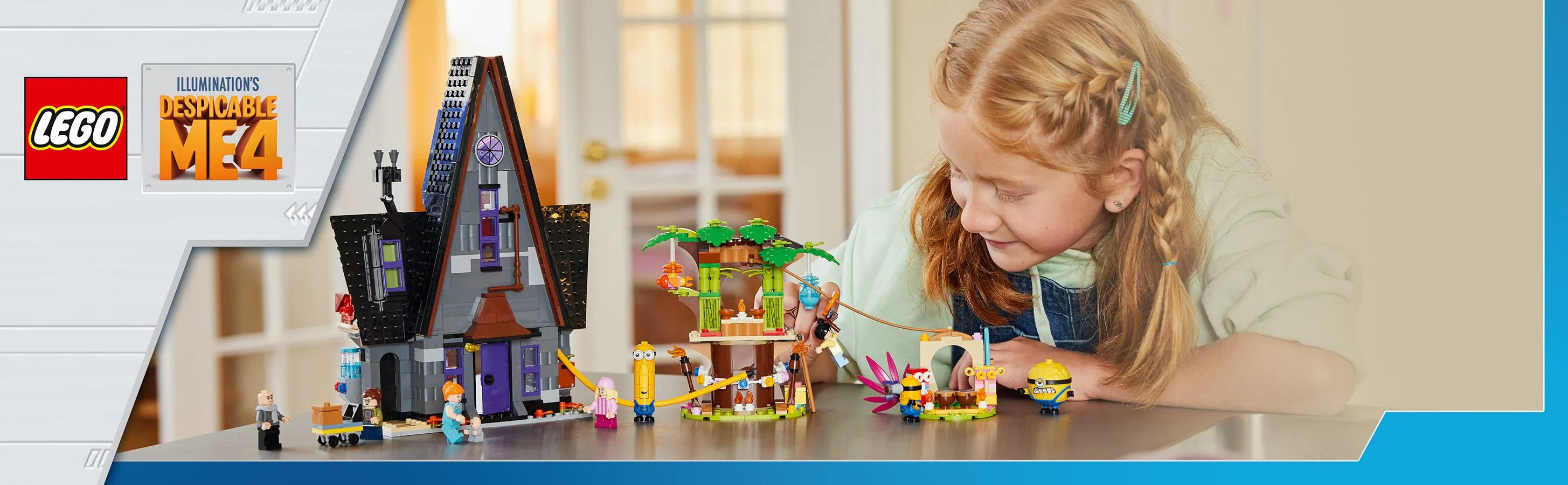 LEGO Despicable Me 4 Minions and Gru's House 75583