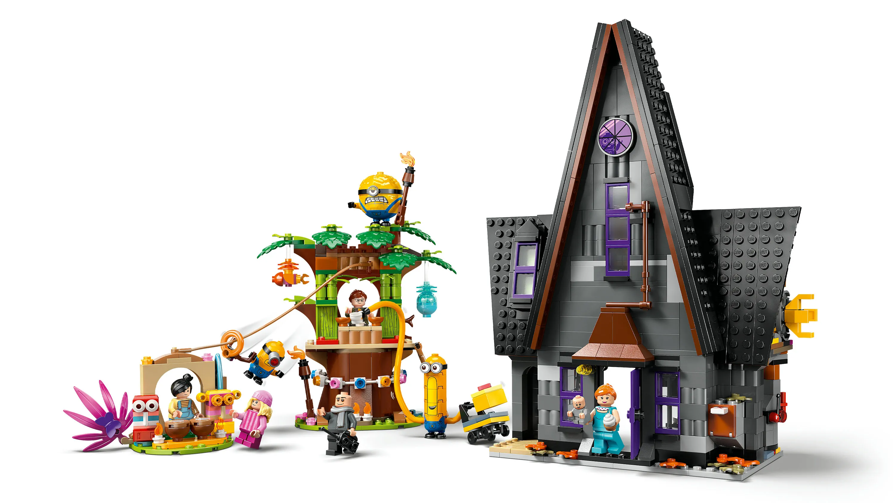 LEGO Despicable Me 4 Minions and Gru's House 75583