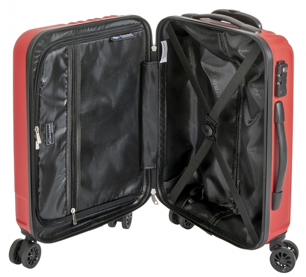 CAVALET Malibu Cabin 31 L, 100% Virgin ABS, Luggage, Red
