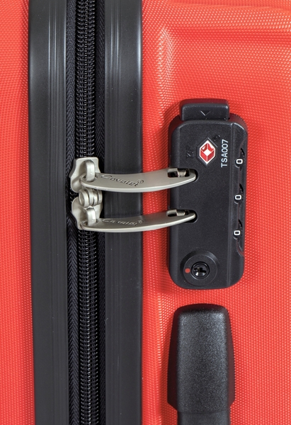 CAVALET Malibu Cabin 31 L, 100% Virgin ABS, Luggage, Red