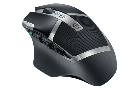 Logitech G602 - tr&aring;dl&ouml;s gaming mus, Svart