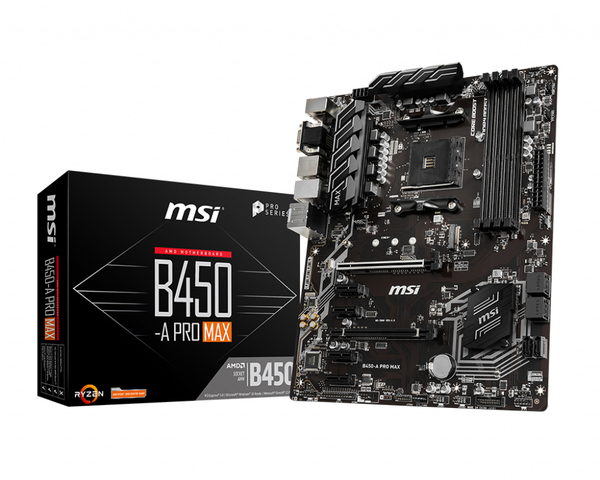 MSI B450-A Pro Max ATX - moderkort