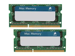 Corsair Mac Memory SO-DIMM 8GB (2 x 4GB) DDR3 1333 MHz, CL9 Memory, Green