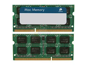Corsair Mac Memory SO-DIMM 8GB (2 x 4GB) DDR3 1333 MHz, CL9 Memory, Green