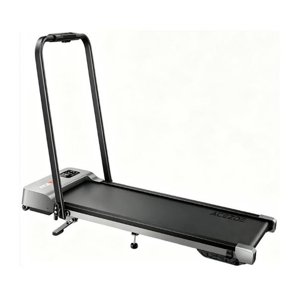 ACEZOE P12 Foldable Electric Treadmill, Black and Gray
