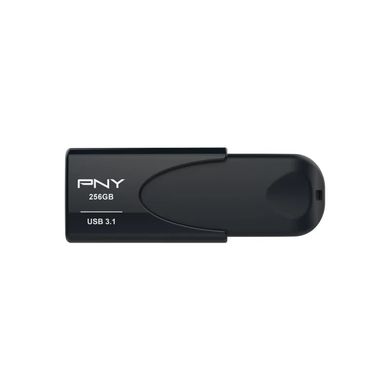 PNY 256GB Attache 4 USB 3.2 Gen 1x1 - memory stick, Black