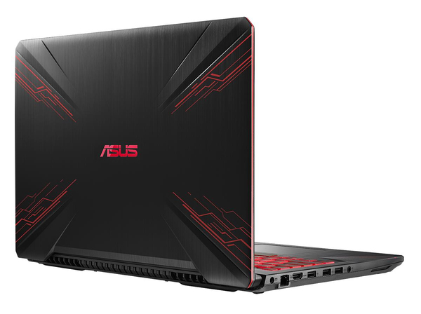 Asus 15.6" TUF, 8 Gt / 256 Gt SSD, GTX 1050 Ti, Win 10 -pelikannettava, Musta