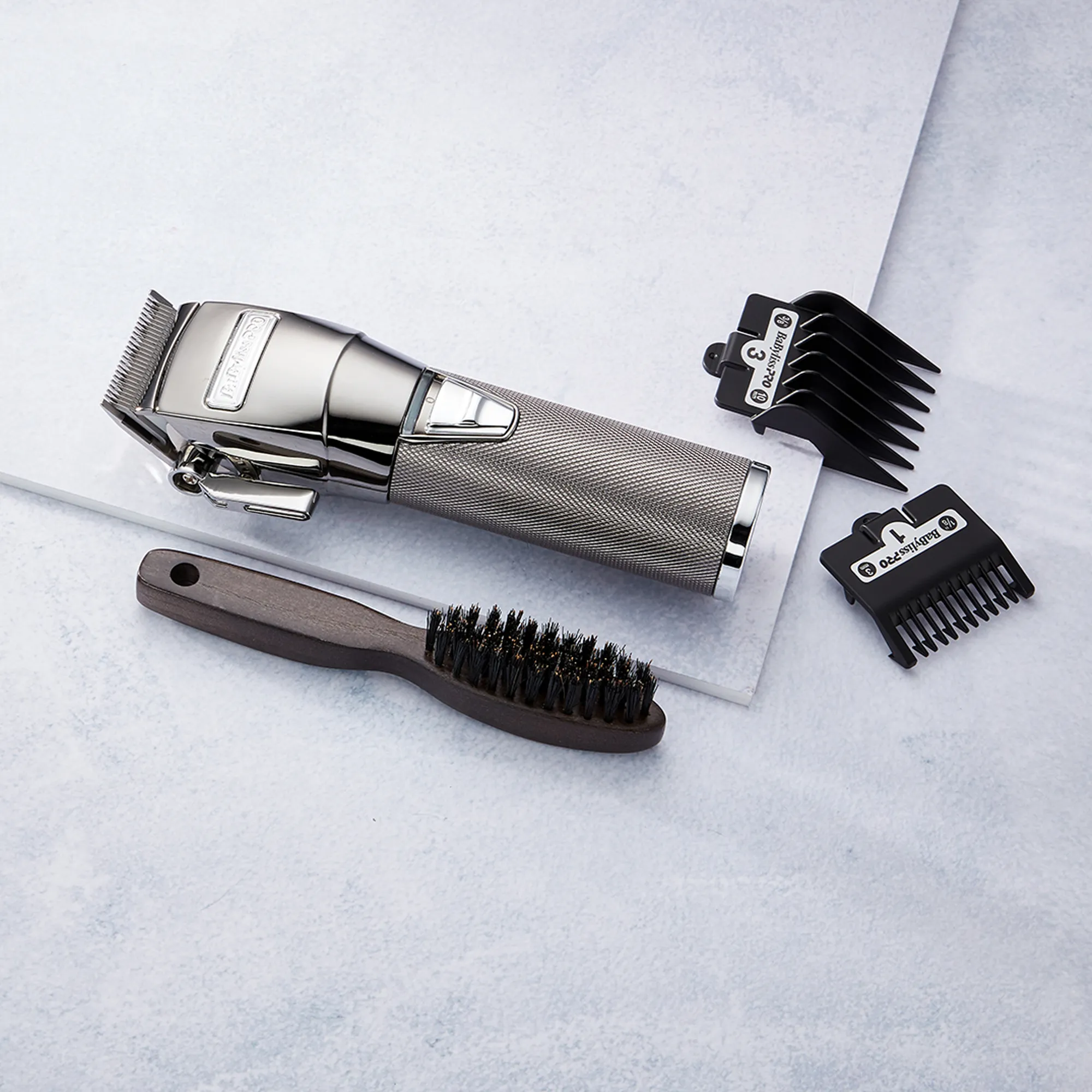 BaByliss PRO CHROMFX FX8700E Cordless Hair Clipper, Chrome