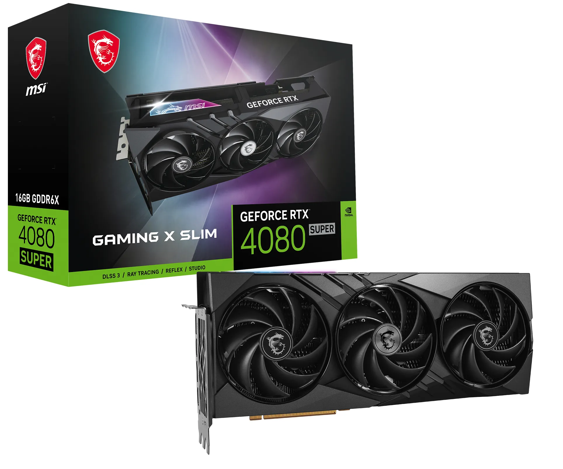 MSI GeForce RTX 4080 SUPER Gaming Slim X 16GB - Graphics card