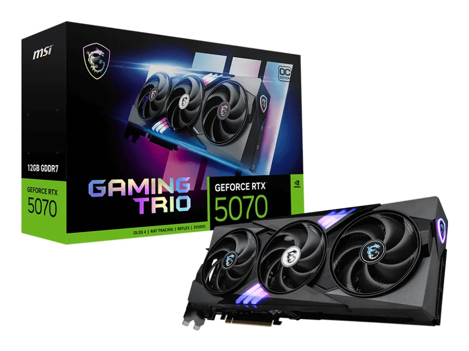 MSI GeForce RTX 5070 GAMING TRIO OC 12 GB - Grafikkort + NVIDIA Bundle: Borderlands 4