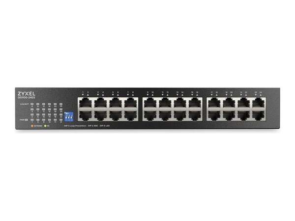 Zyxel GS1100-24ES - 24-portars icke-hanterad Gigabit-switch