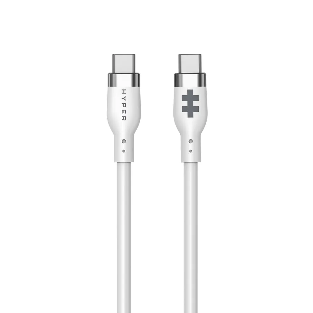 Hyper HyperJuice USB-C - USB-C - cable, White, 1.5m