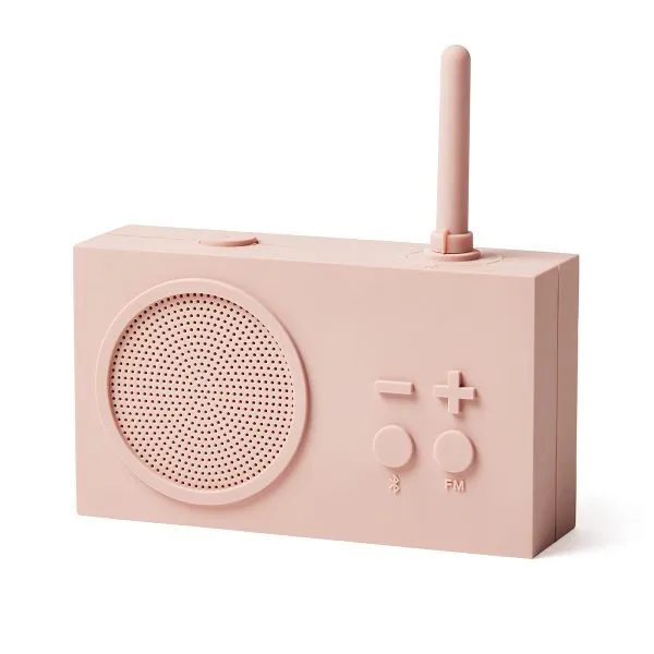 LEXON TYKHO3 FM radio and wireless speaker pink