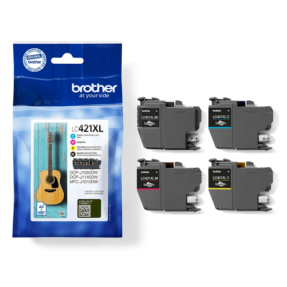 Brother  LC421XLVAL - ink cartridge, Black, Cyan, Magenta, Yellow