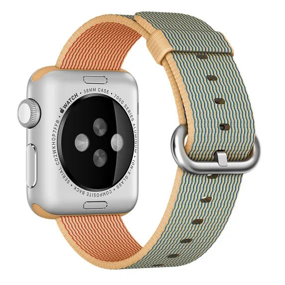 APPLE 38mm Gold/Royal Blue Nylon Band