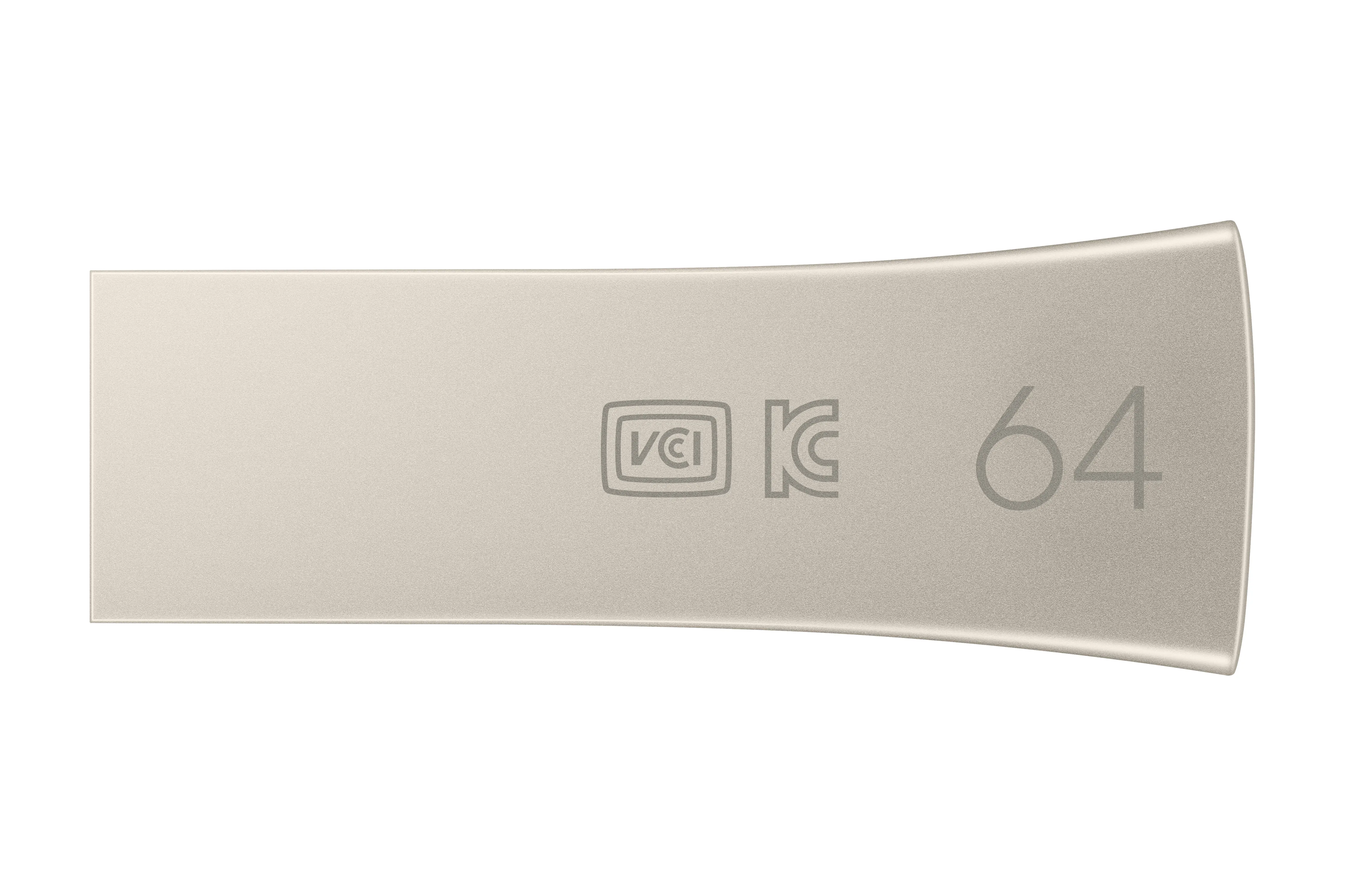 Samsung BAR Plus USB 3.2 Gen 1 64 Gt -muistitikku, hopea