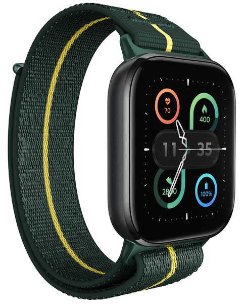 Motorola Moto Watch Fit 44.5mm -&auml;lykello, vihre&auml;/harmaa