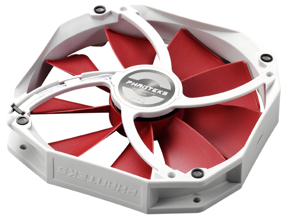Phanteks PH-F140HP PWM Fan - White/Red
