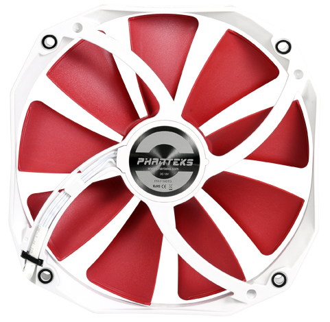 Phanteks PH-F140HP PWM Fan - White/Red