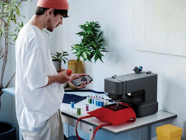 Brother SKiTCH PP1VM1 App-Operated Free-Arm Embroidery Machine, Grey