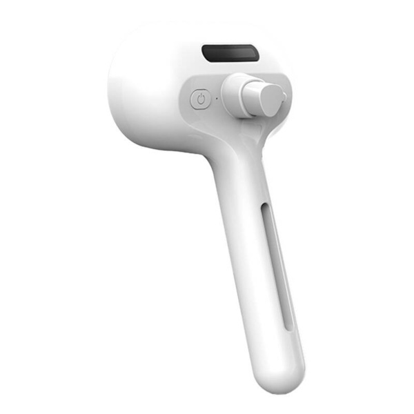 ROJECO RZS-01 Rechargeable Steam Grooming Brush for Cats and Small to Medium-Sized Dogs, White