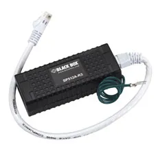 BLACK BOX  CAT5E ETHERNET SURGE PROTECTOR - 10/100BASE-T, 12VDC CLAMPING VOLTAGE, PULSE CURRENT 97A, RJ-45, 8-WIRE