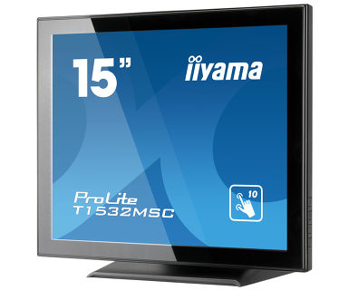iiyama 15" PCAP, 10P, IP54 front