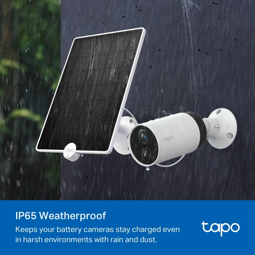TP-LINK Tapo A200 Solar Panel Non-Stop Solar Power-Captures Free Clean Solar Energy