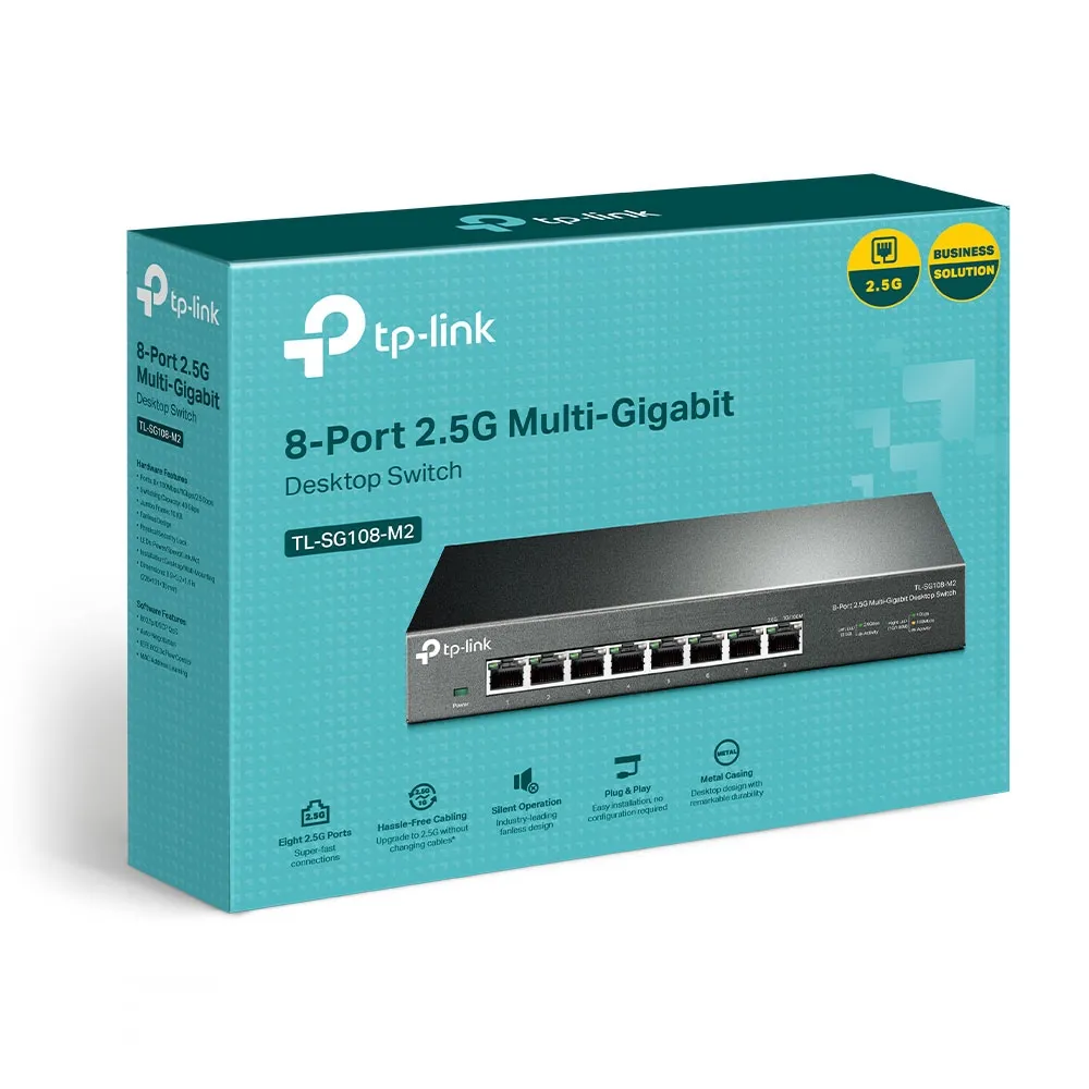 TP-Link 8-Port 2.5G Multi-Gigabit Desktop Switch