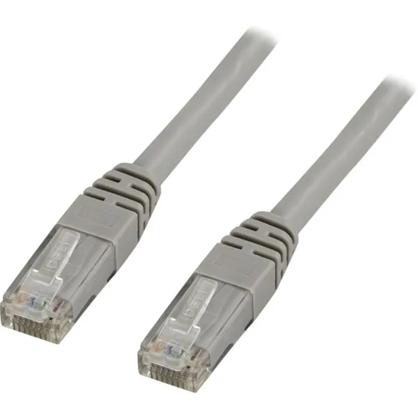 Deltaco  U/UTP CAT6 network cable, 1m, 250MHZ, DELTA-CERTIFIED, LSZH - gray