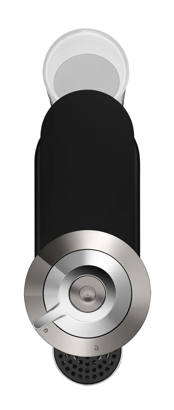 Krups Nespresso Vertuo Next Deluxe - capsule coffee maker, black/chrome