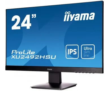Iiyama 23.8" Prolite XU2492HSU-B1, Full HD, IPS -n&auml;ytt&ouml;