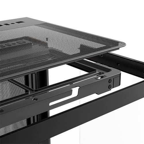 Antec C8 Curve Wood - midi chassi, Svart/Brun