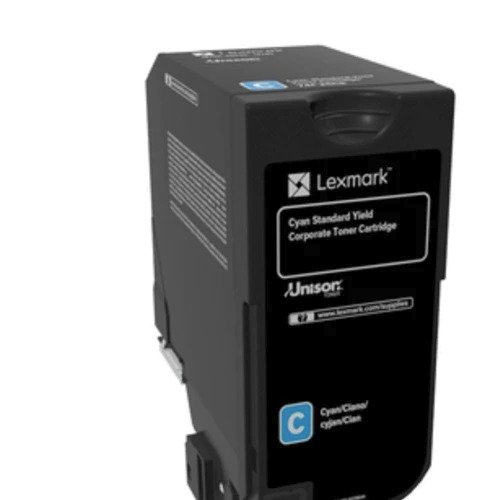 Lexmark 74C2SCE toner cartridge, Cyan