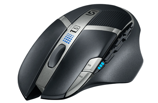 Logitech G602 - tr&aring;dl&ouml;s gaming mus, Svart