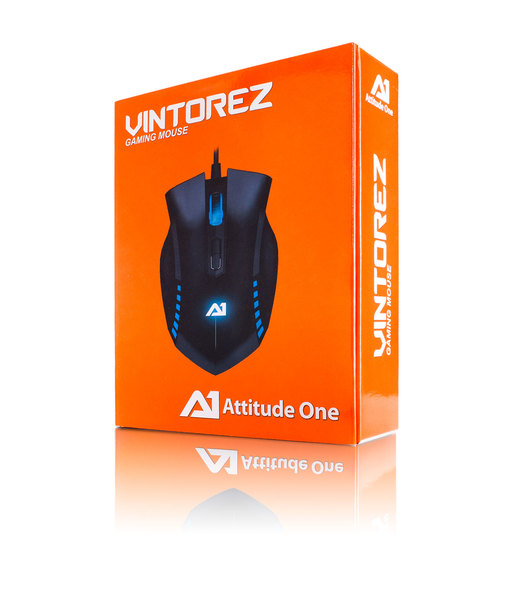 Attitude One Vintorez - gaming mouse, Black