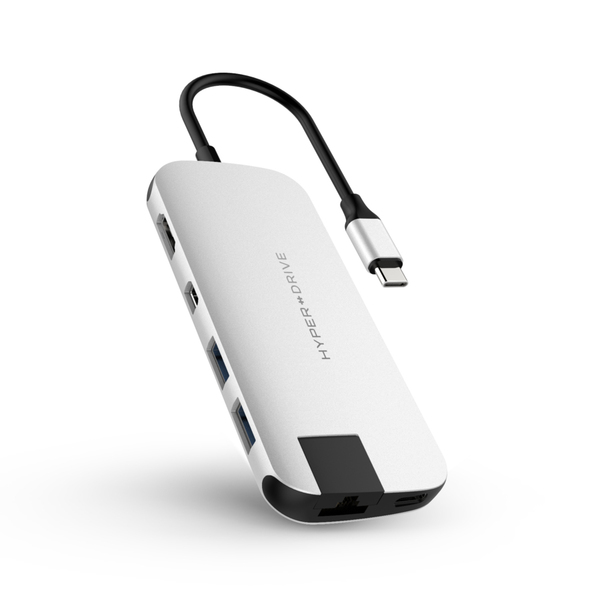 Hyper - Hyperdrive Slim USB-C Hub (Silver)