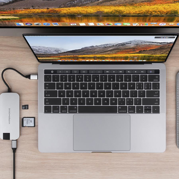 Hyper - Hyperdrive Slim USB-C Hub (Silver)