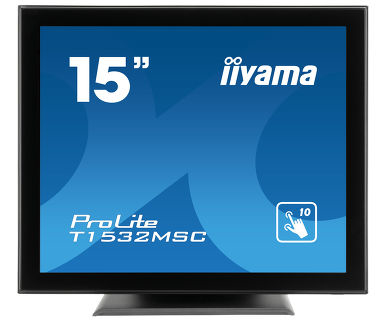 iiyama 15" PCAP, 10P, IP54 front
