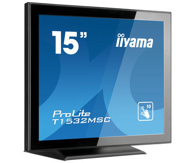 iiyama 15" PCAP, 10P, IP54 front