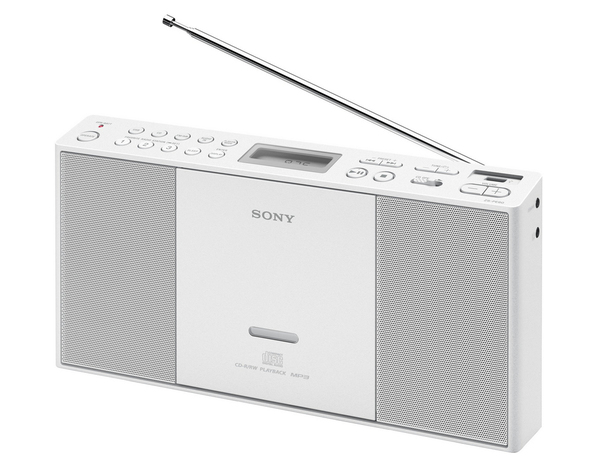 Sony CD Boombox ZS-PE60W AUX