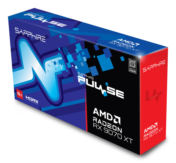 Sapphire Radeon RX 9070 Pulse XT Gaming 16GB - graphics card