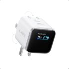 Anker Nano 45W Smart Display (A121DG21) - USB-C-laddare, vit