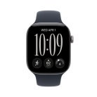 Apple Watch Series 12 (GPS) 46mm Space Grey Aluminium Case with Navy Blue Sport Band, S/M